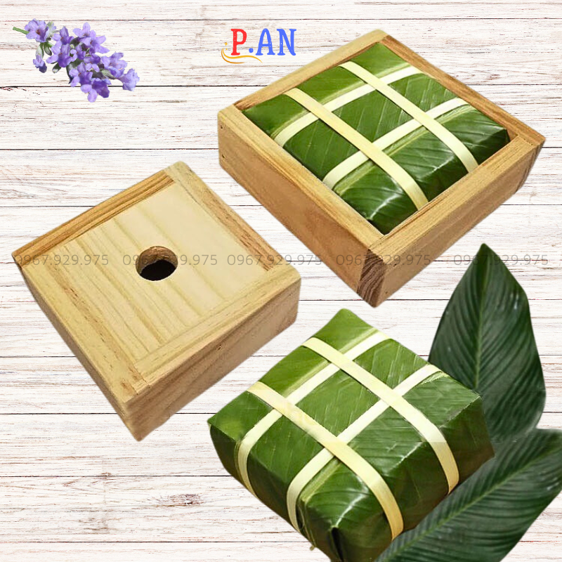 Khuôn Bánh Chưng, Khuôn Gói Bánh Chưng Thông Minh, khuôn Tiêu làm Bánh Gỗ Thông - Nhẹ - An Toàn Cho Sức Khỏe.