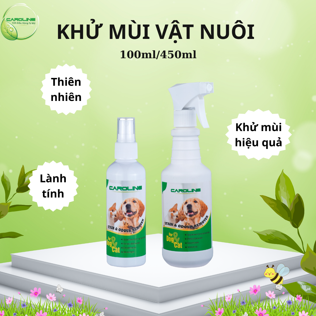 Xịt khử mùi thú cưng Caroline