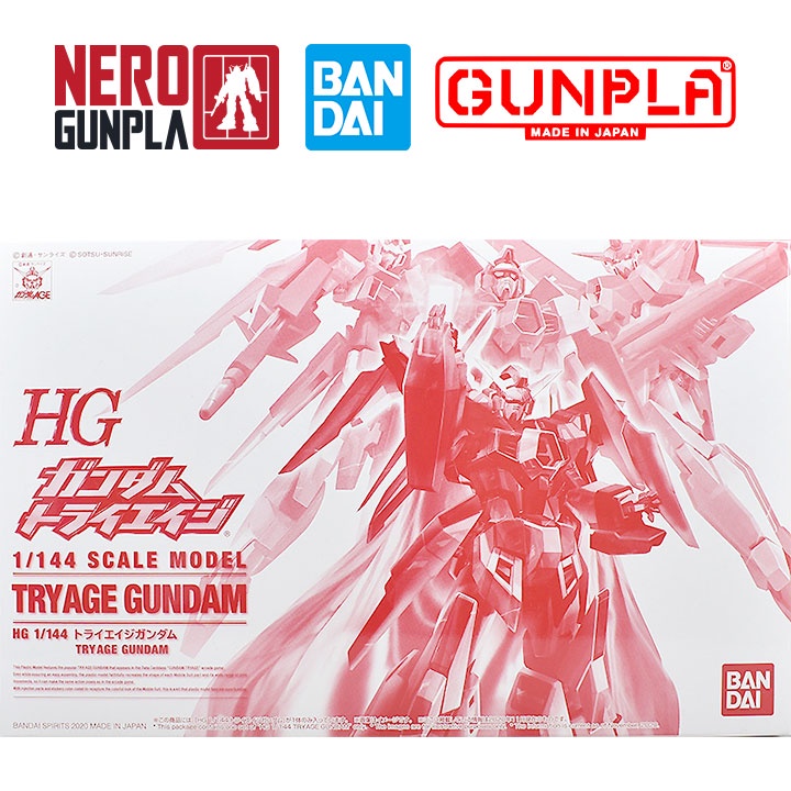 Mô hình lắp ráp p-bandai gunpla hg bf:r 1/144 try age gundam