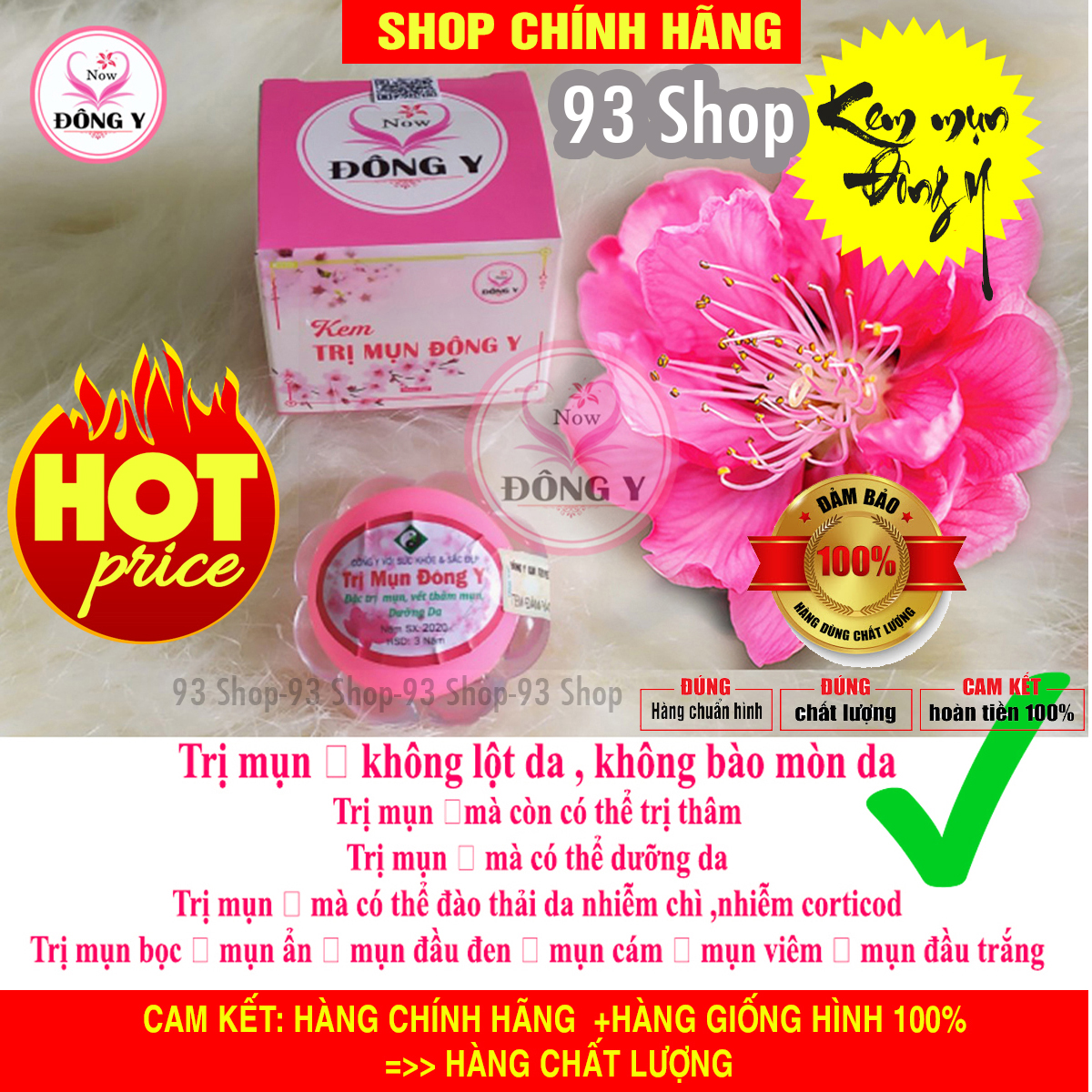 Kem mụn thảo dược Hoa Đào 2 weeks -chính hãng