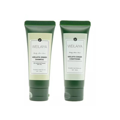Dầu gội weilaiya hỗ trợ mọc tóc chống rụng tóc bộ mini gội 20ml & xả 20ml