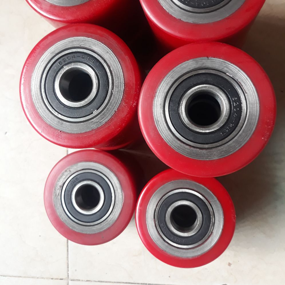 [HCM]Bộ 4 Bánh xe nâng tay 70×80 có bac đan 6204