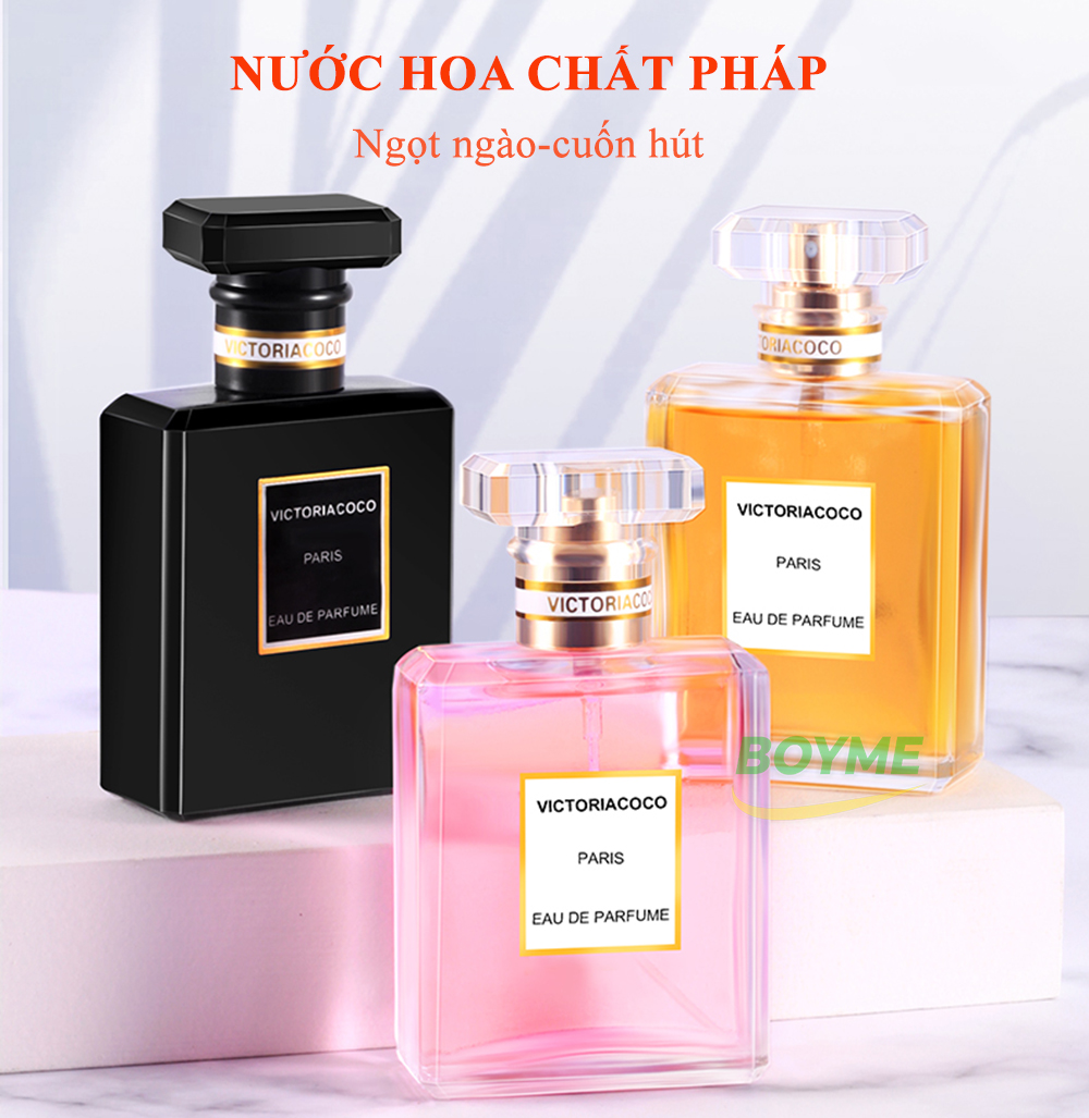 [CUỐN HÚT] Nước Hoa Nữ Victoriacocco Cao Cấp, Nước Hoa Nữ Thơm Lâu Quyến Rũ Lấy Cảm Hứng Từ Hương Hoa Tươi Mát Bất Tận Từ Thành Phố Pari Thơ Mộng, Thể tích 50ml 68BB shop