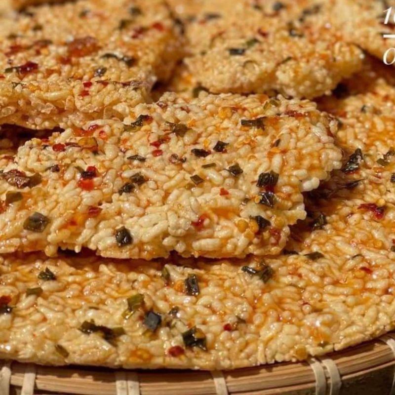 Cơm cháy mắm hành không chà bông