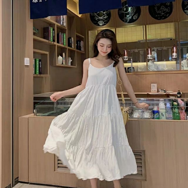 VÁY BABYDOLL 2 DÂY ĐŨI CỰC MÁT