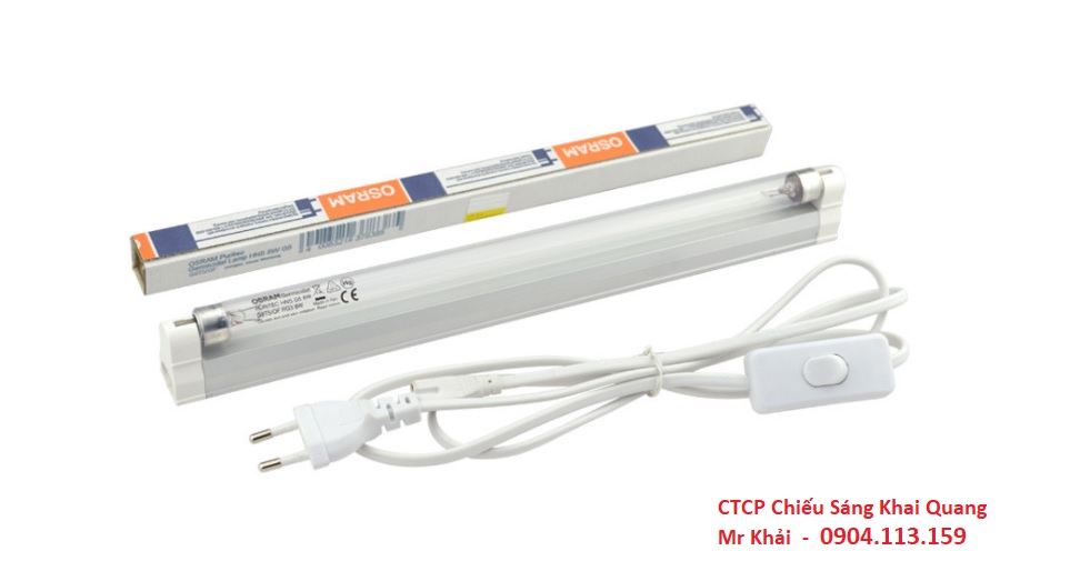 (SALE) Bộ đèn UV tiệt trùng 8W Osram