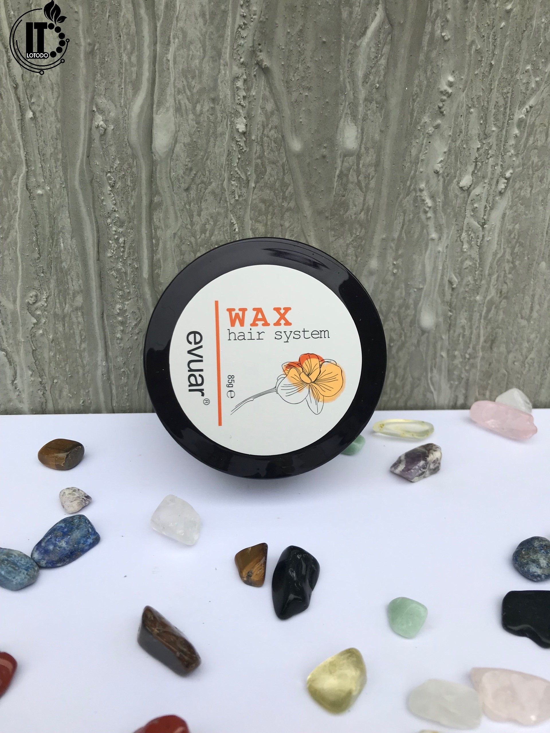 Tặng lược 30k Sáp vuốt tóc nam Wax evuar 85g- Lotodo