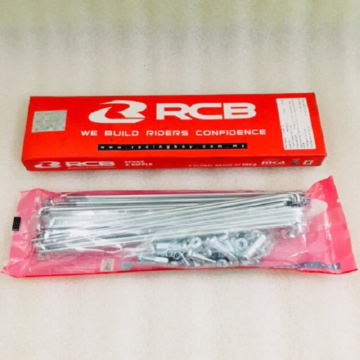 Căm Racing Boy mạ crôm sáng bóng 184mm dành cho một bánh các xe Wave,Dream,Sirius,Exciter...