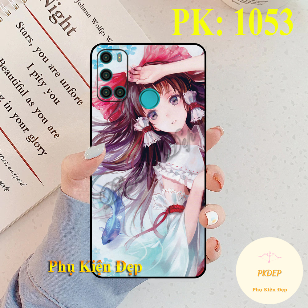 [HCM]Ốp lưng Vsmart Joy 4 dẻo đen in hình Anime cực ngầu