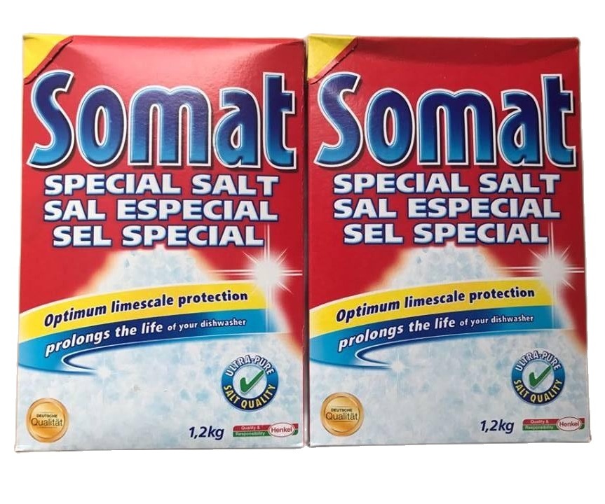 Muối rửa chén bát / ly somat 1,2kg dùng cho máy rửa bát