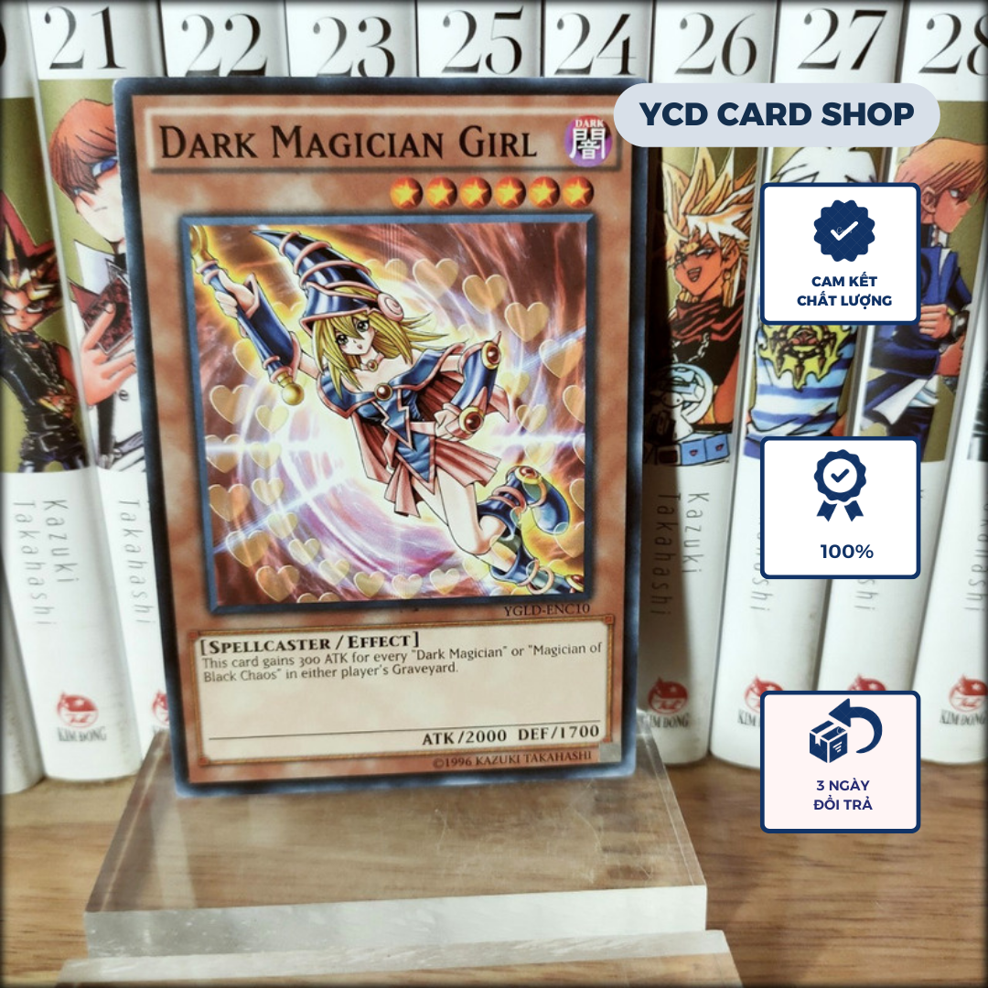 Thẻ bài yugioh Chính hãng YGLD Dark Magician Girl  – Common