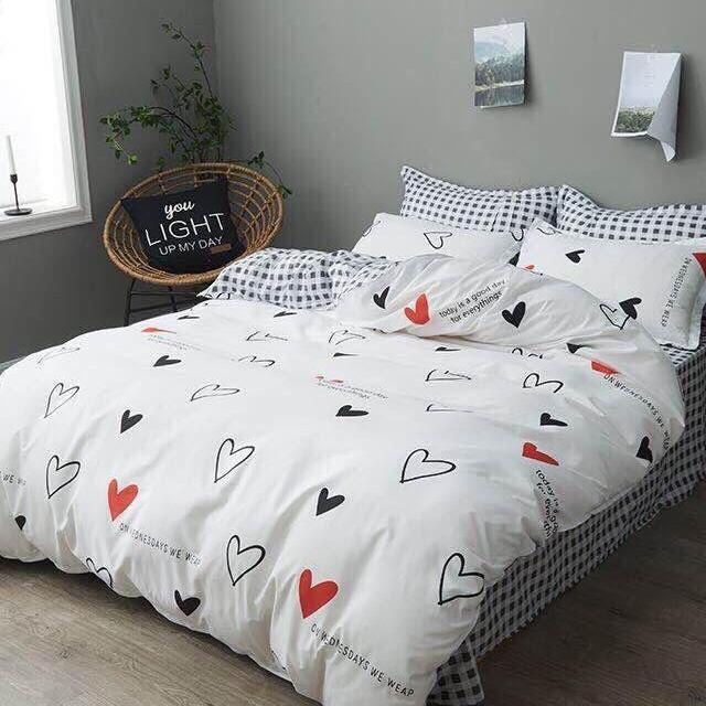Bộ chăn ga gối hàn quốc 180x200