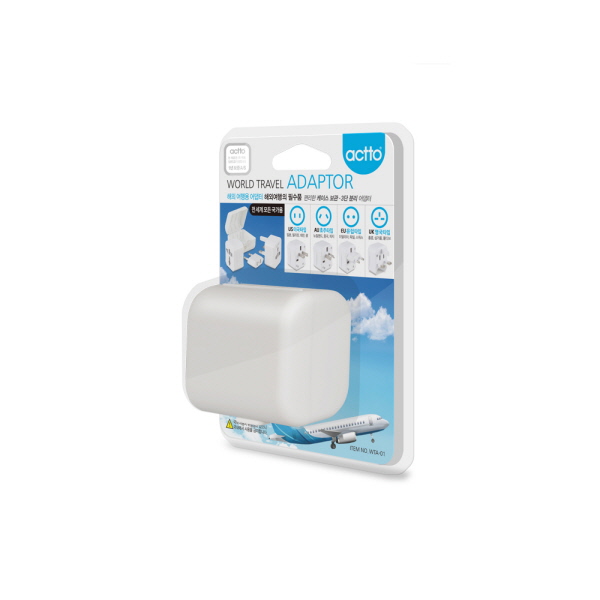 Bộ Adapter cốc sạc du lịch đa năng - World Travel Adaptor Actto WTA-01