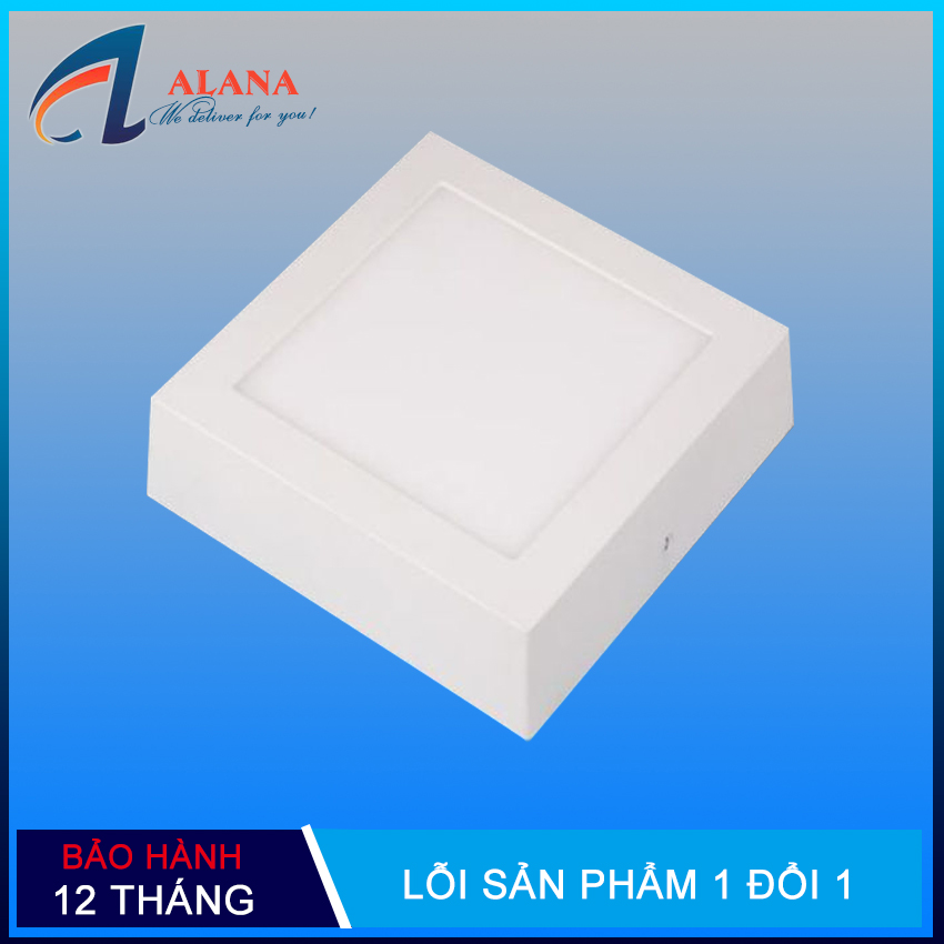 Đèn ốp nổi, đèn led ốp trần 18w vuông ánh sáng trắng