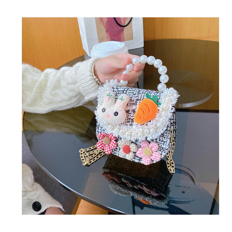 Túi Xách Cho Bé 🍀 FREE SHIP 🍀 Túi Thỏ xinh xắn gắn ngọc cực điệu