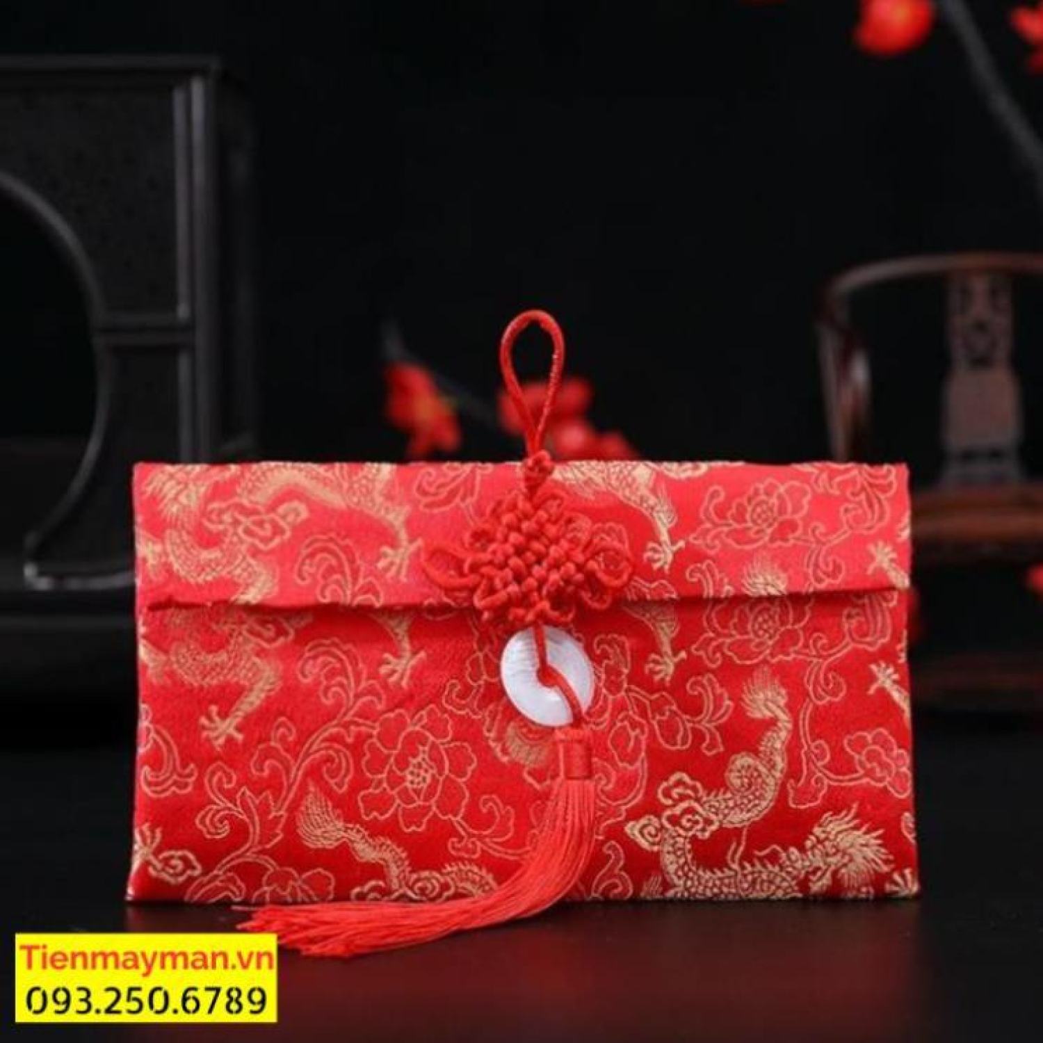 Bao Lì Xì Vải Gấm Nhiều Hoa Văn Cao Cấp Cưới Hỏi, Ngày Tết