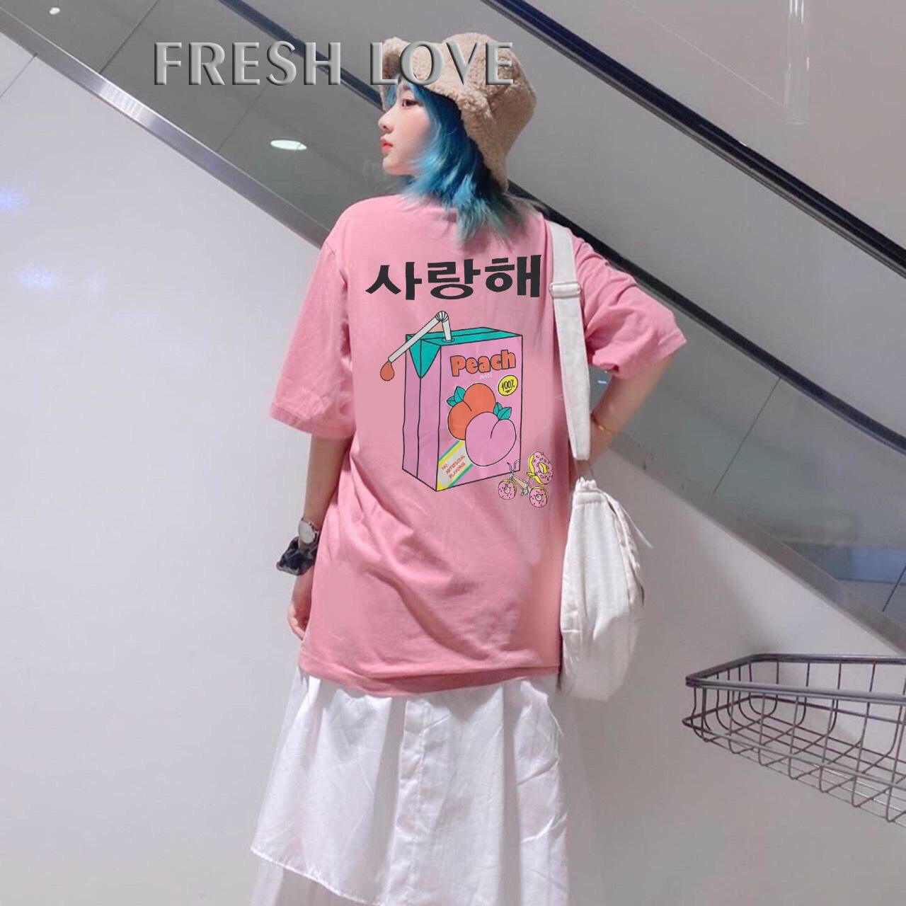 [HCM]Áo thun nữ form rộng tay lỡ Unisex Me dont Freesize 45 - 70kg new sky mã fashion áo thun nam form rộng tay lỡ áo phông nữ form rộng xlh01