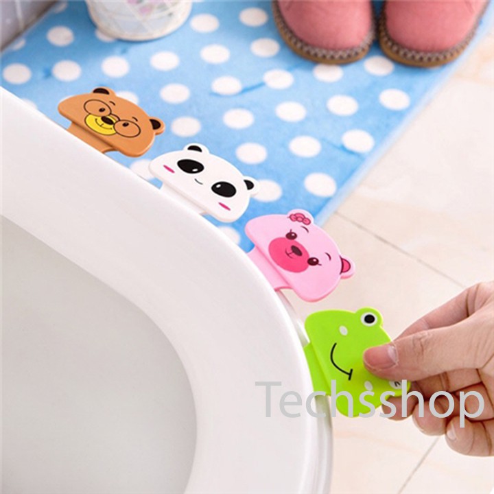 Dụng cụ mở nắp bồn cầu - Nâng nắp bồn cầu - Dụng cụ đóng nắp bồn cầu - Chống dơ tay vệ sinh an toàn