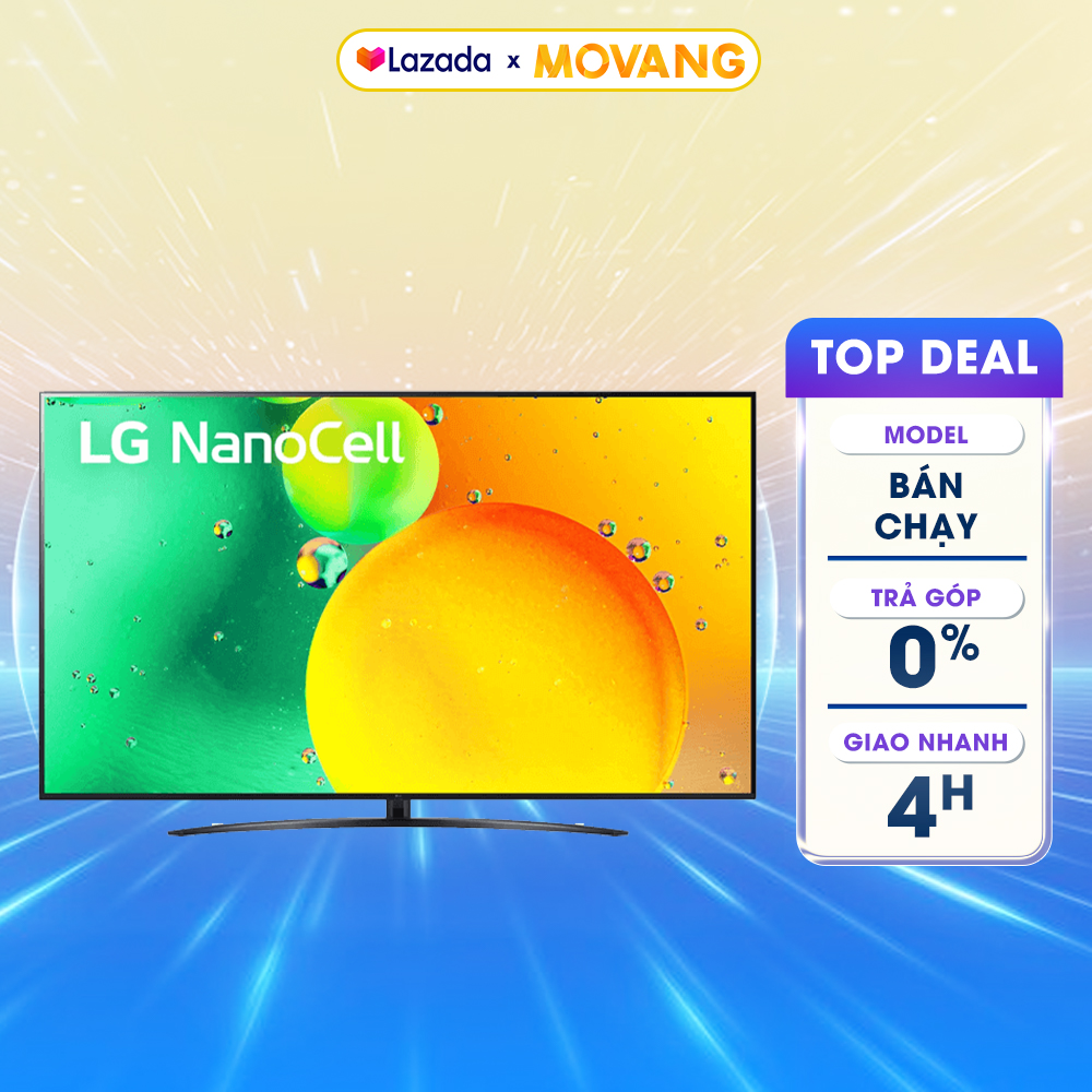 - smart tivi nanocell lg 4k 43 inch 43nano76sqa