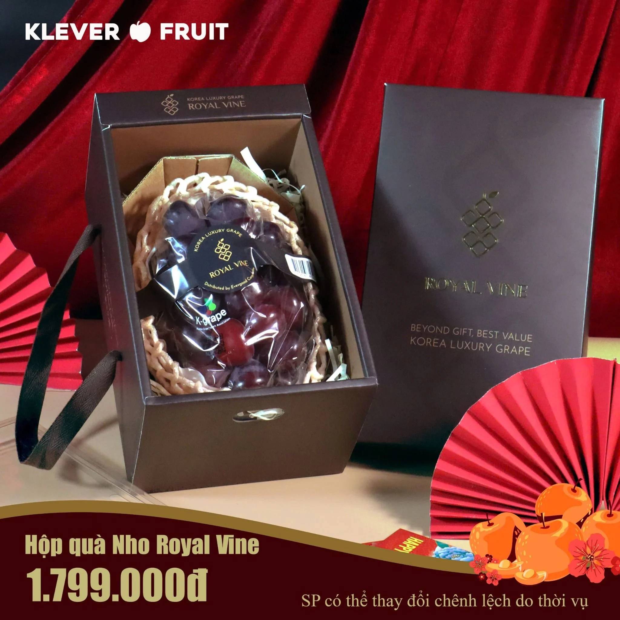 Hộp Quà Tết Nho Royal Vine Hàn Quốc