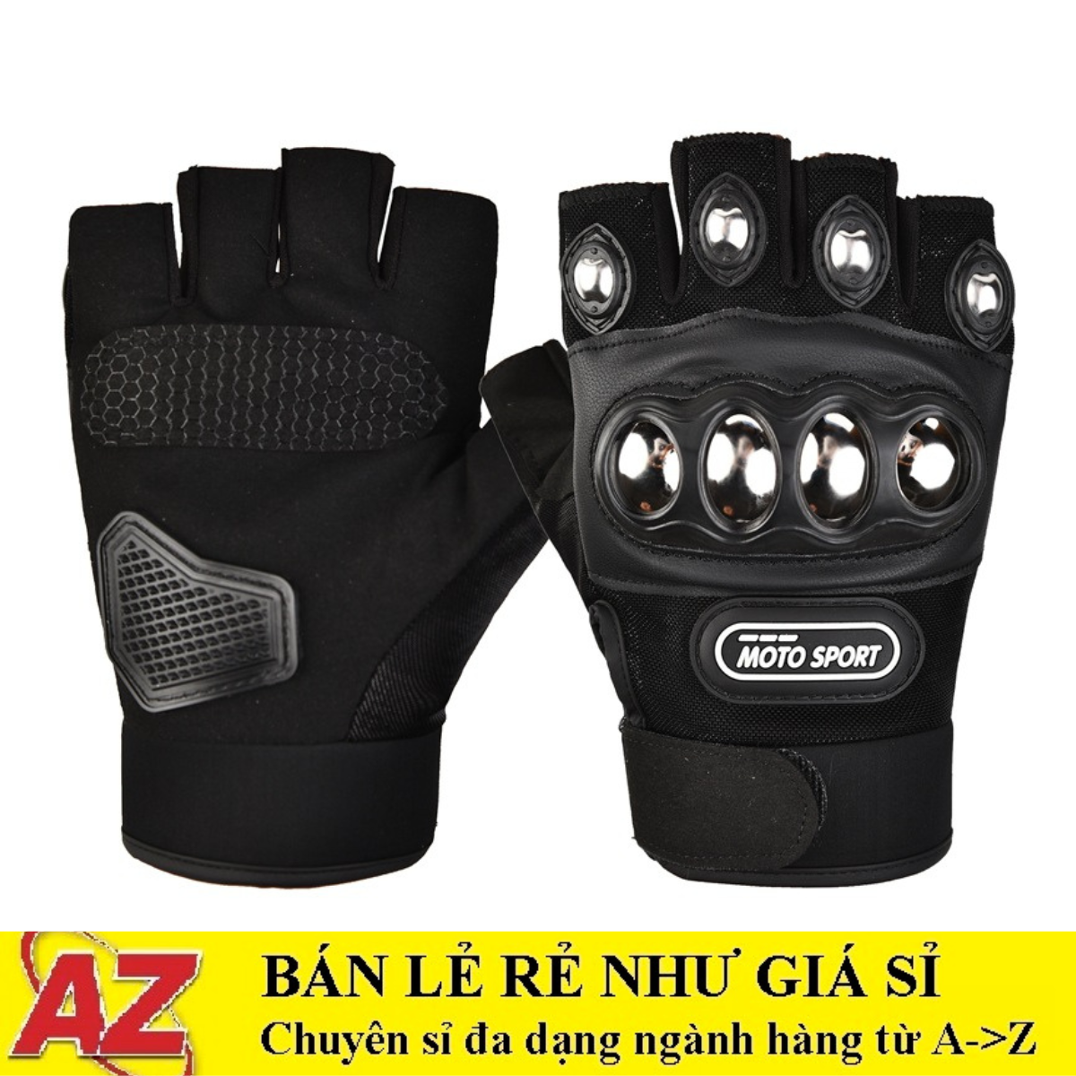 Găng Tay Gù Thép, Găng Tay Xe Máy Đi Phượt Bảo Vệ Tay Chắc Chắn