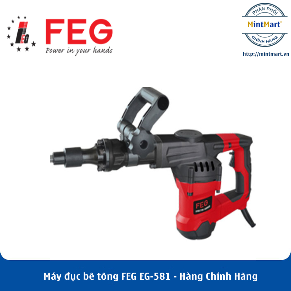 Máy đục bê tông feg eg-581 - hàng chính hãng