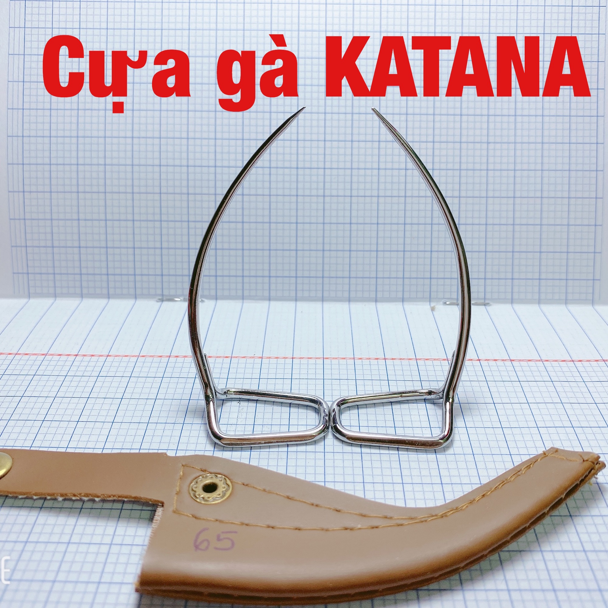 [HCM]Cựa gà nòi thông kim thép Mỹ 65