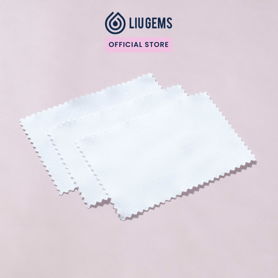 Khăn Lau Sáng Bạc 925 Liugems Vòng tay, Nhẫn, Dây Chuyền, Bông Tai, Charm, Lắc Chân, Trang Sức Bạc Bị Đen PK12