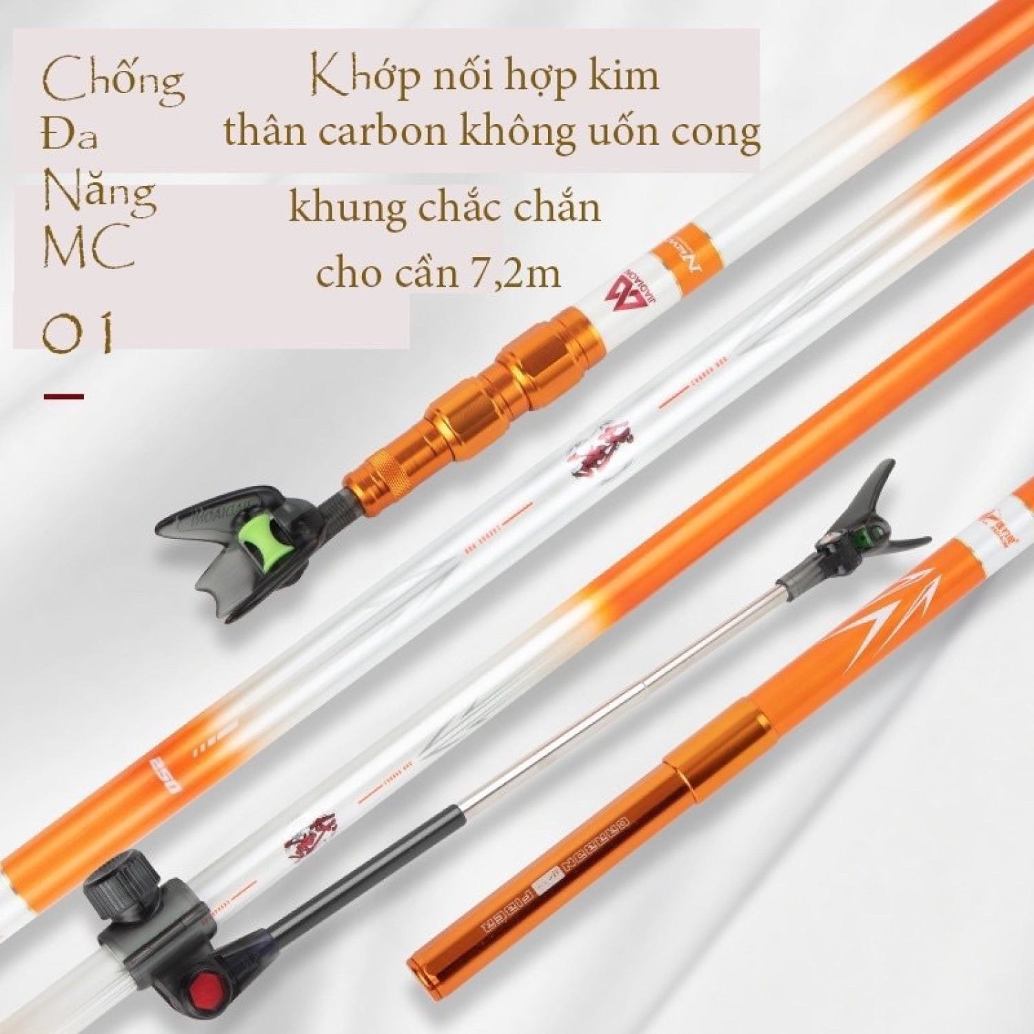 Gác chống cần phục ma - chỉ gác cần không vợt