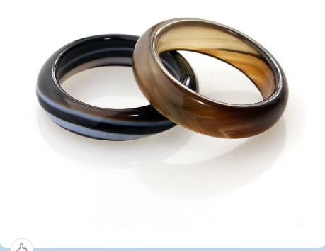 [HCM]Nhẫn mã não đen size 18mm bản cao 5mm - xưởng buôn đá phong thủy Huỳnh Đào