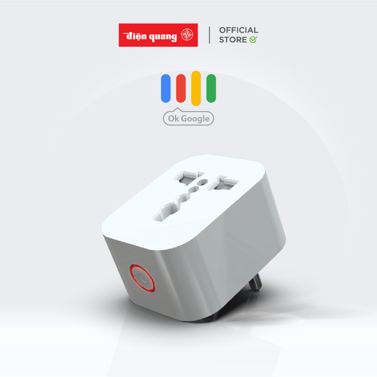 Phích Cắm Thông Minh 2000W, Ổ Cắm Wifi Điện Quang - Tắt/mở từ xa bằng wifi, giọng nói, hẹn giờ tự động, kết nối dễ dàng. Bảo hàng 18 tháng - 1 đổi 1 chính hãng.