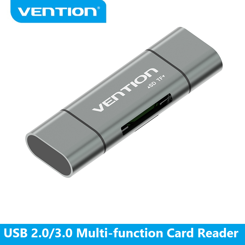 Đầu đọc thẻ đa chức năng usb 2.0/ 3.0 vention - hàng chính hãng