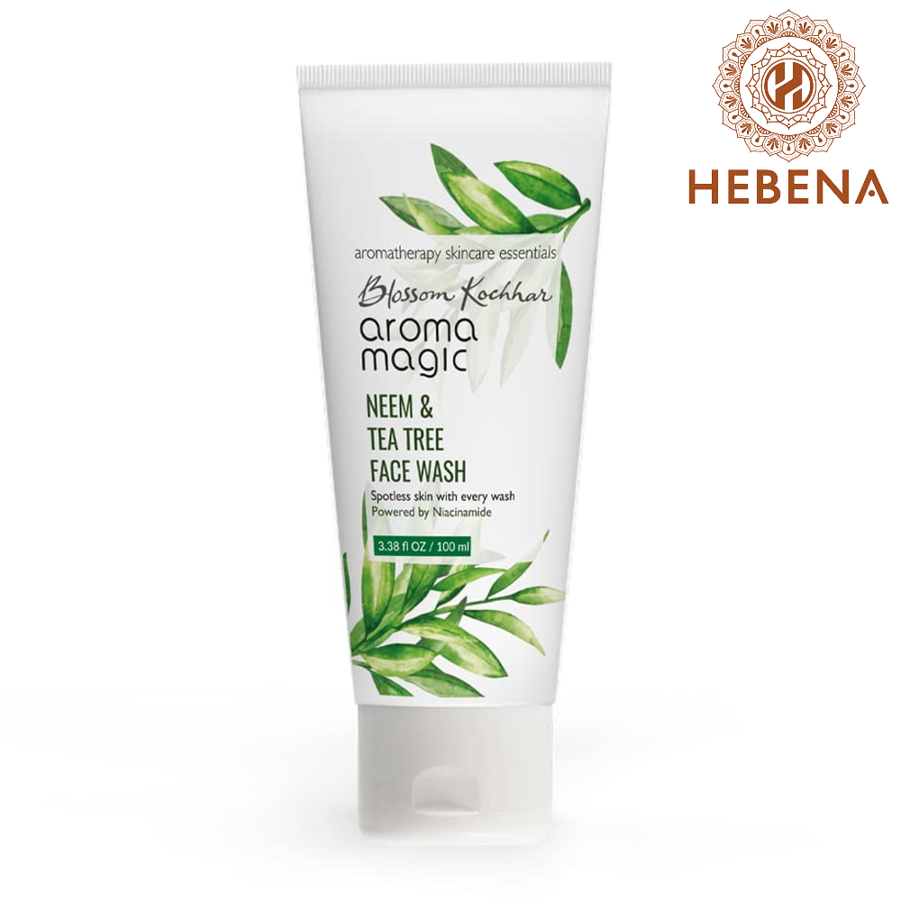Sữa rửa mặt neem và tràm trà Aroma Magic Neem & Tea Tree Face Wash - hebenastore