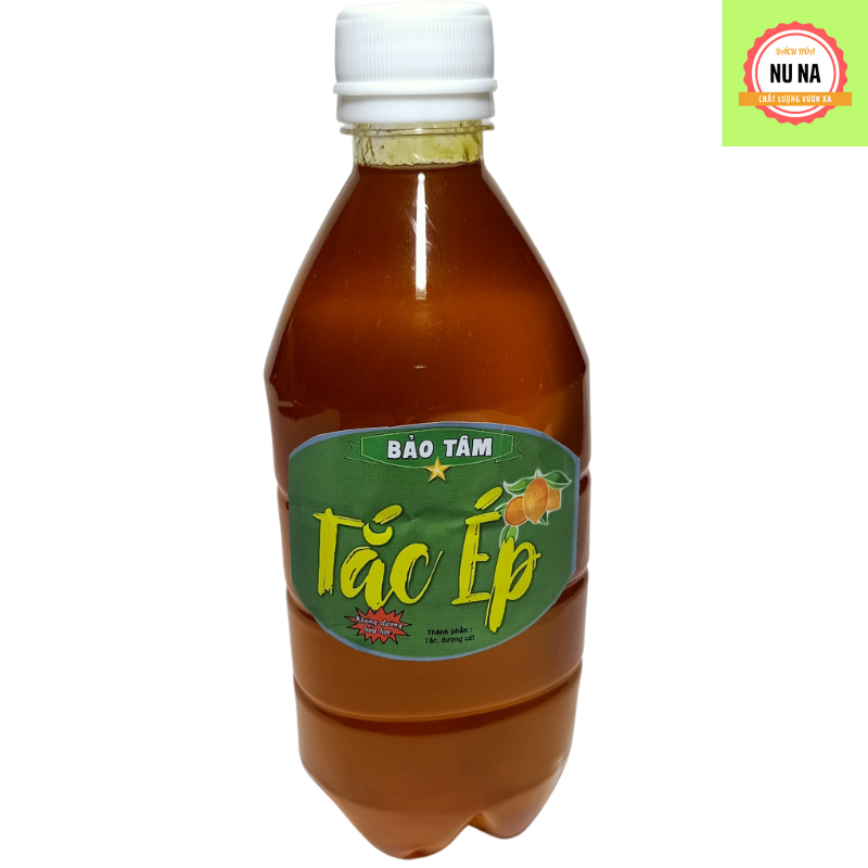 FREESHIPMAX Nước Tắc Ép Bảo Tâm Chai 600G - Không Đường Hóa Học HCMDATE