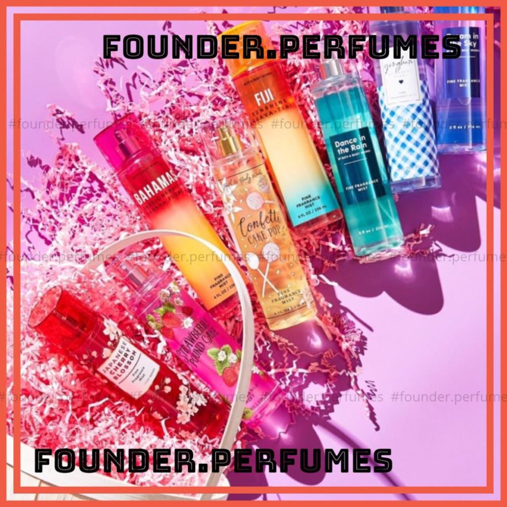 🖤 đủ mùi xịt khoáng thơm body mist bath and body works cấp ẩm cho da -33ml-
