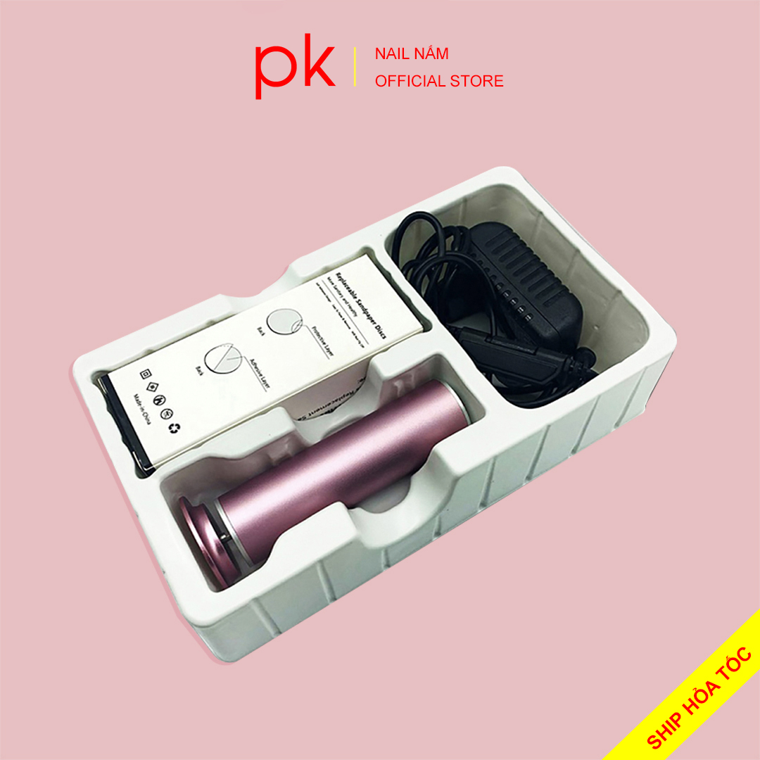 Máy chà gót chân FCM01 chính hãng - tặng kèm 60 miếng chà nhám