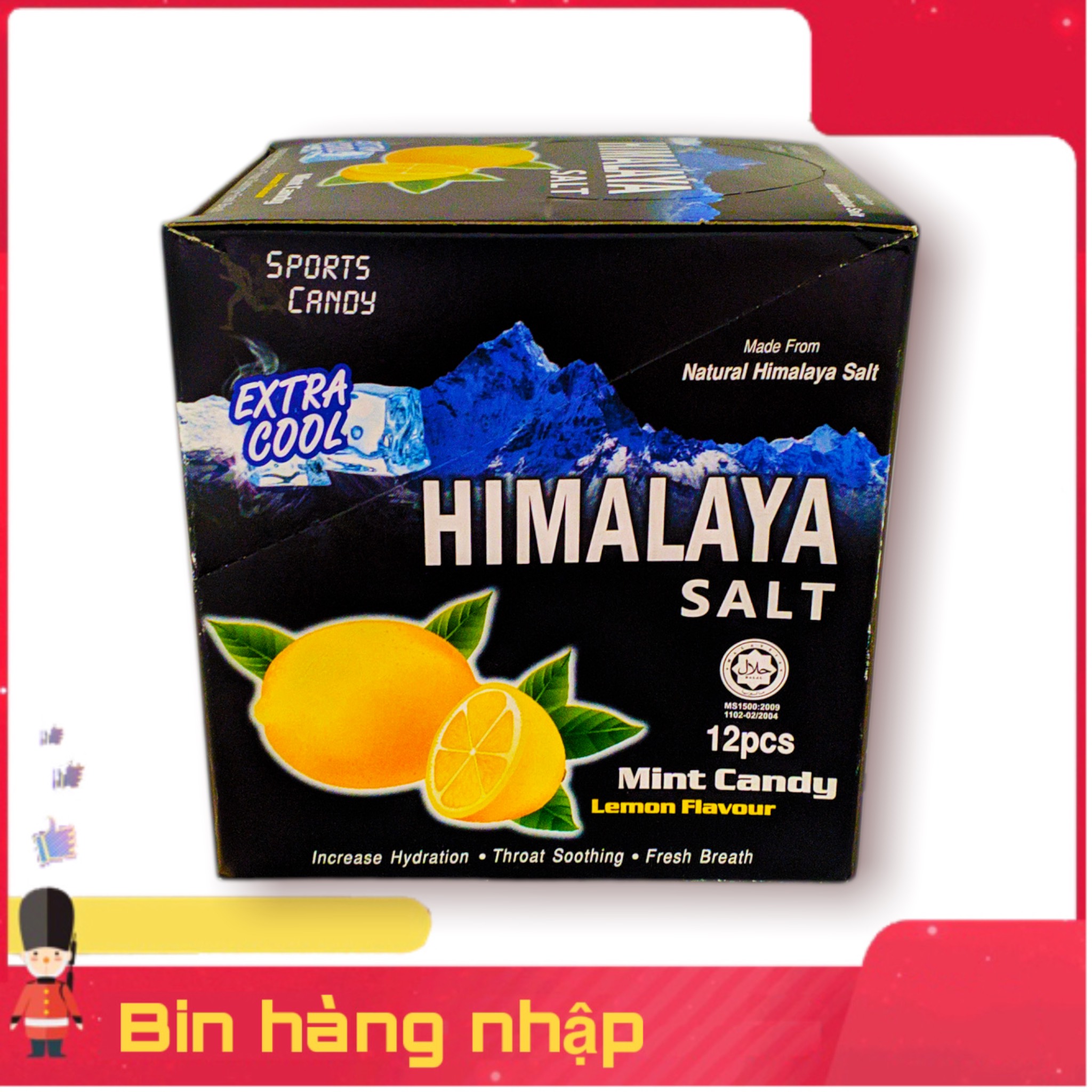 [HCM]KẸO CHANH MUỐI HIMALAYA (HỘP 12 GÓI)