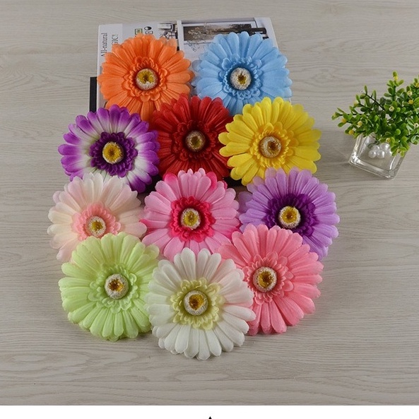 Đầu hoa đồng tiền trang trí, điểm hoa đồng tiền kích thước hoa 11cm