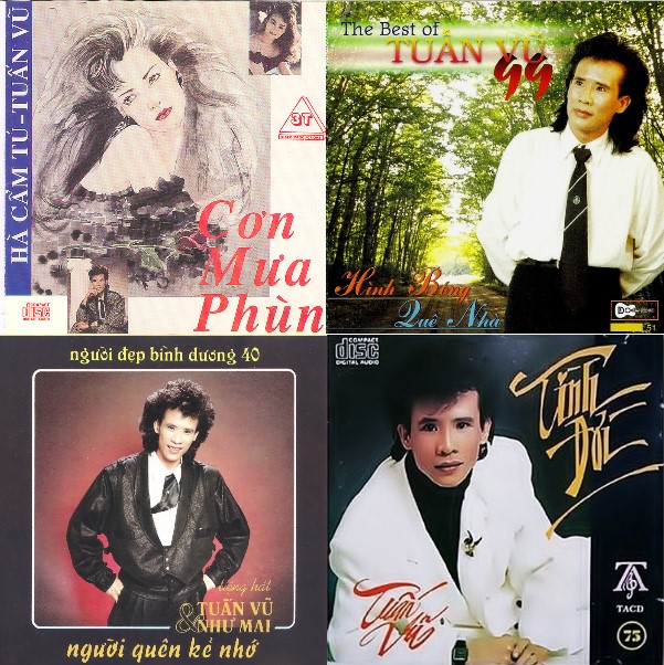 Bộ 4 đĩa cd tuấn vũ