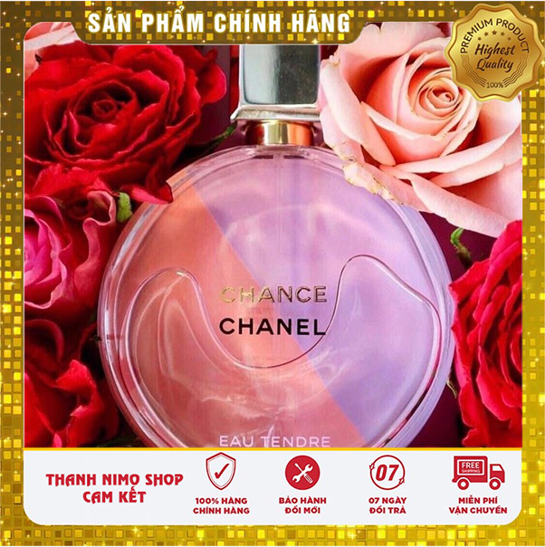 Nước hoa channel chancce eau tenndre edt 100ml. lưu luyến ngay từ lần gặp đầu tiên