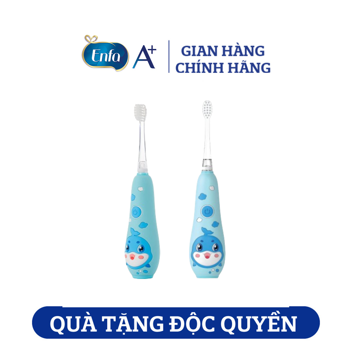 [Quà tặng không bán] Bàn chải đánh răng điện trẻ em Elmich Procare TBE-8455BE