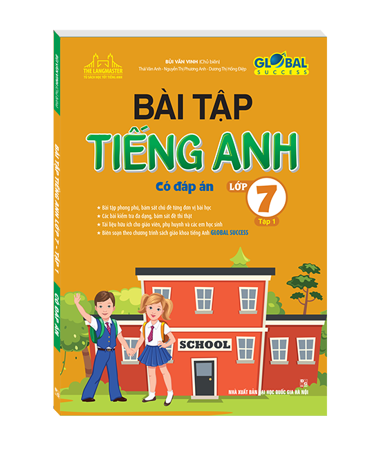 GLOBAL SUCCESS - Bài tập tiếng anh lớp 7 tập 1 (có đáp án)