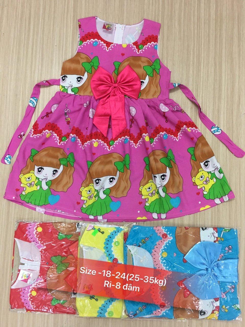 Set váy tole bé gái 18-33kg