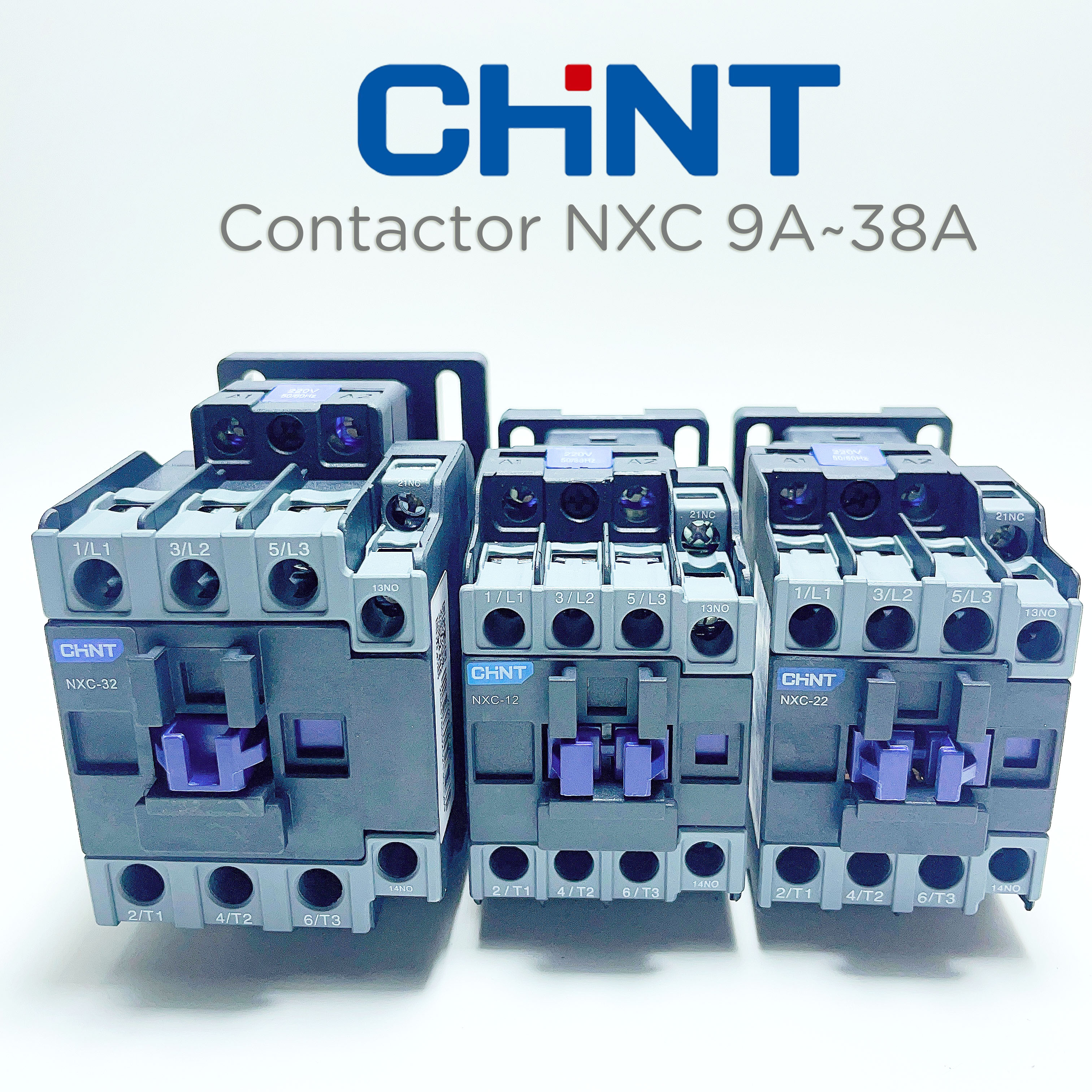 Khởi Động Từ Chint 3 Pha NCX Contactor 3 Pha 9A~40A