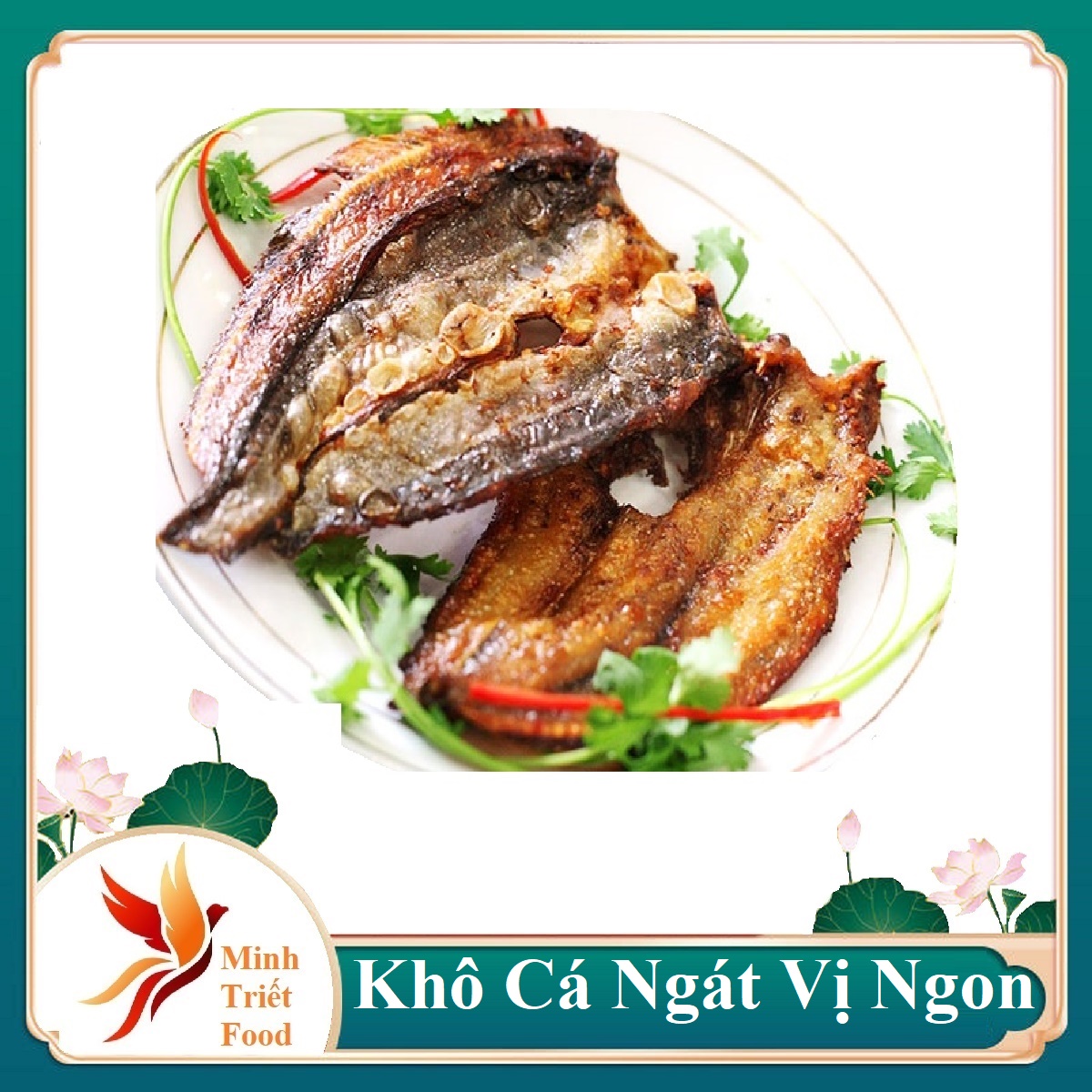 KHÔ CÁ ÚT, THỊT DÀY, DẺO  NGON ĐẶC SẢN MINH TRIẾT CÀ MAU 1 KG