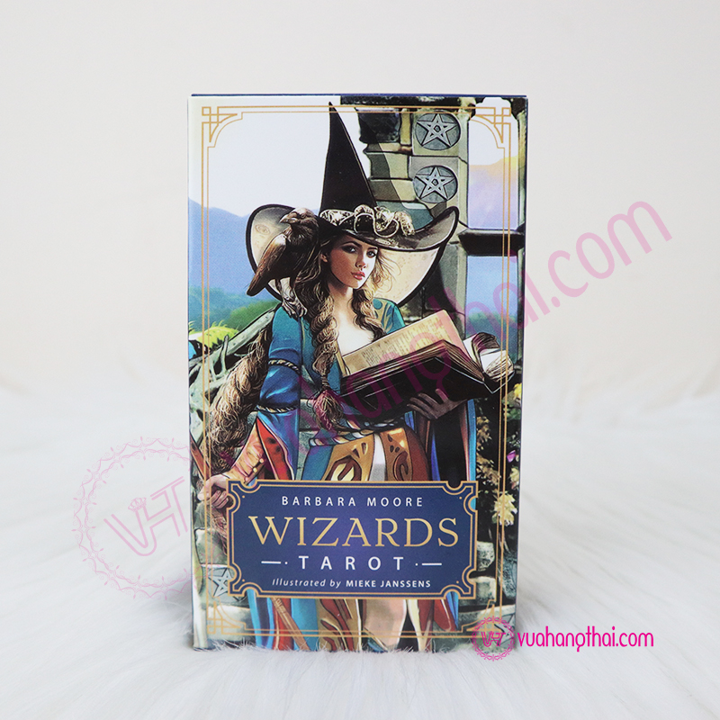 Bộ bài bói Wizards Tarot by Barbara Moore cao cấp