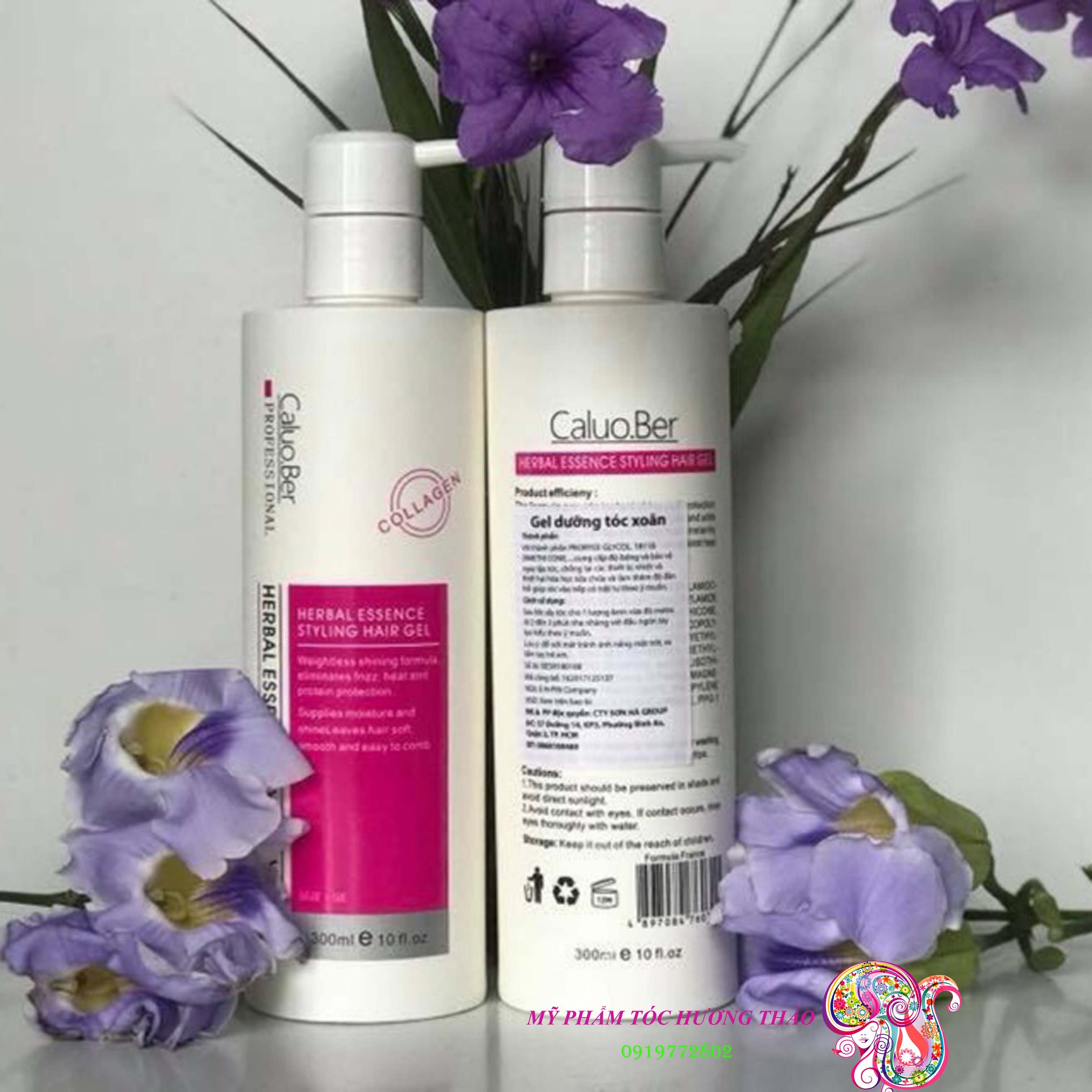 Gel dưỡng tóc xoăn Caluo.Ber Styling Hair Gel 300ml