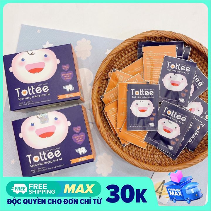 2 hộp Gạc rơ lưỡi Tottee