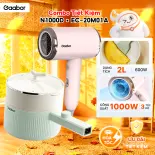 Combo Gaabor 09 nồi lẩu điện đa năng 2L EC-20M01A và máy sấy tóc N1000D ánh sáng xanh 2 chiều nóng lạnh - Bảo hành 1 đổi 1