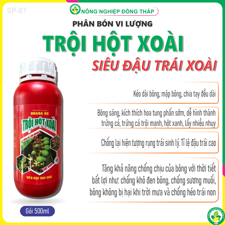 Siêu Đậu Trái Xoài OHARA BO TRỘI HỘT XOÀI (chai 500ml)